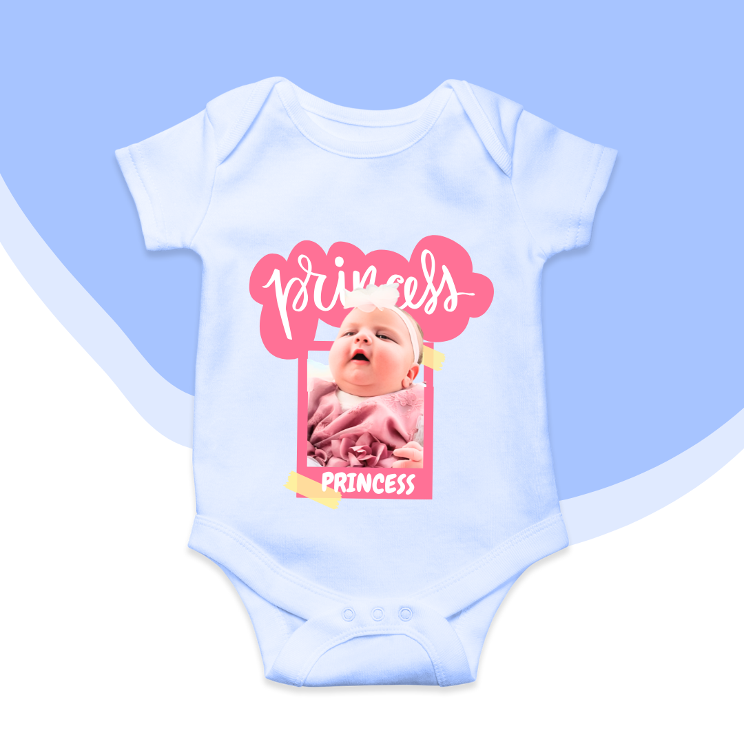 Customize Princess Name and Picture Baby Romper