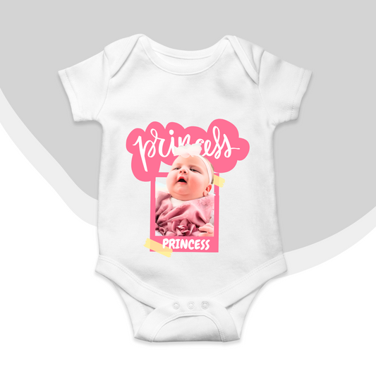 Customize Princess Name and Picture Baby Romper