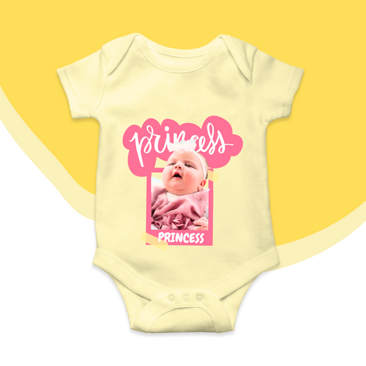 Customize Princess Name and Picture Baby Romper