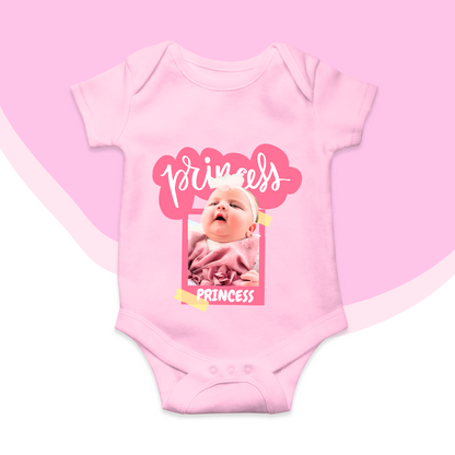 Customize Princess Name and Picture Baby Romper